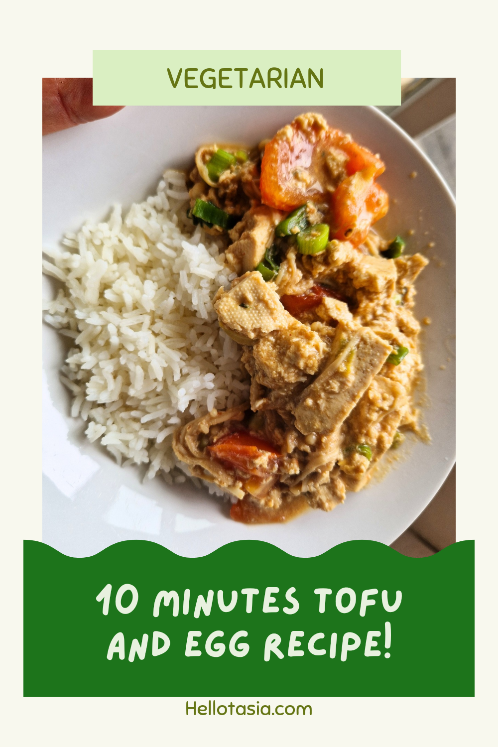 Tofu and Egg Recipe!