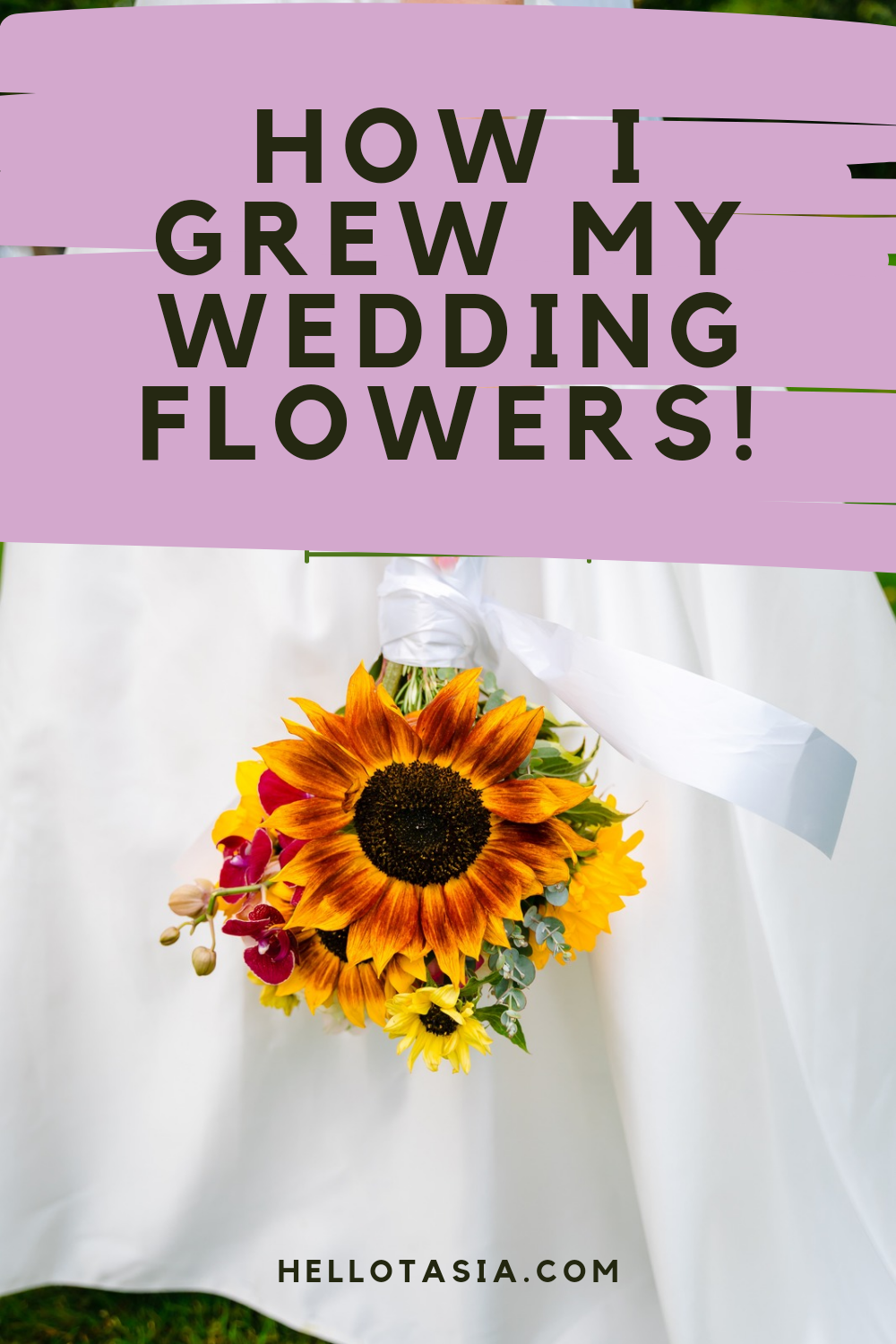 How I Grew my Wedding Flowers!